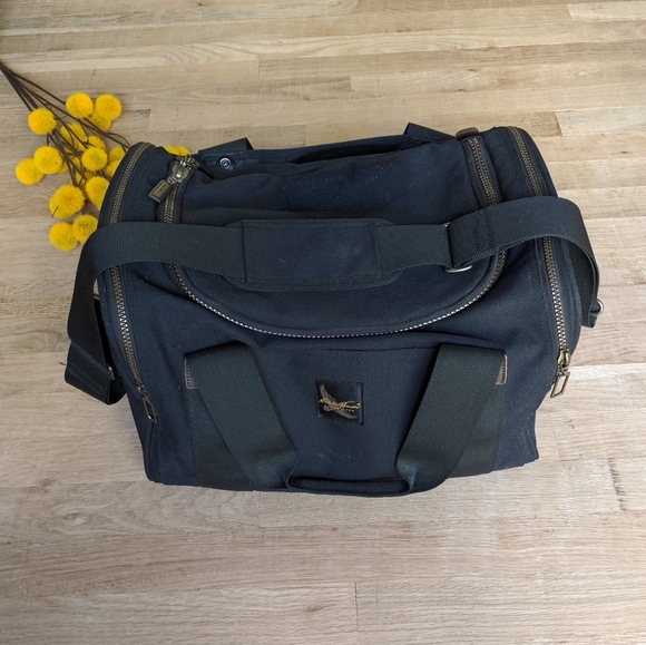 Eddie Bauer Other - Vintage Eddie Bauer Black Canvas Duffle Bag